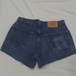 Vintage Levi's jeans cut off shorts